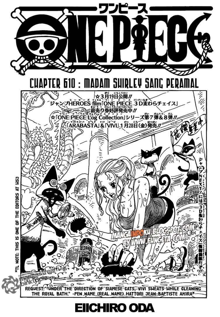 Komik One Piece Chapter 610 gambar nomor 1