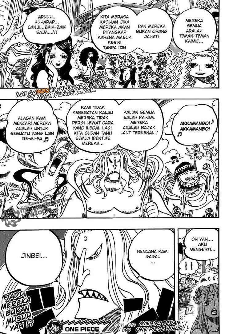 One Piece Chapter 609 Gambar 16