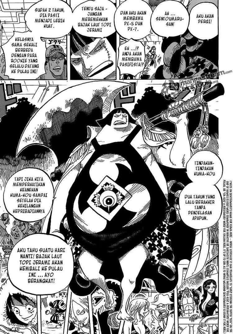 One Piece Chapter 599 Gambar 14