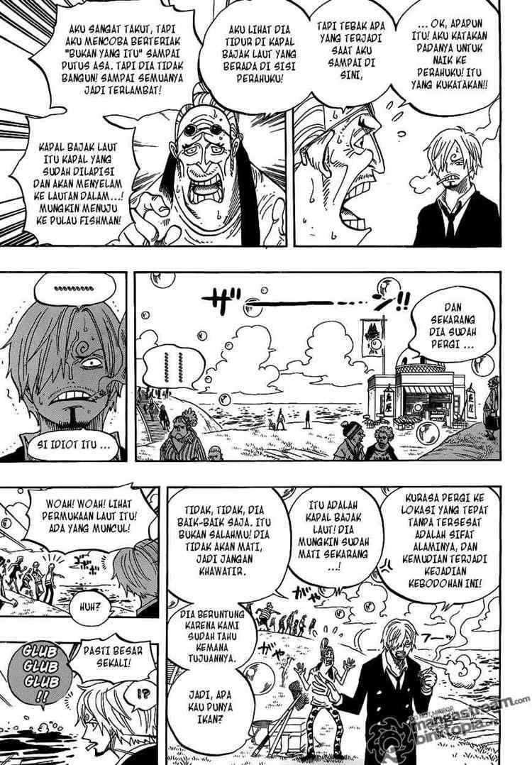One Piece Chapter 599 Gambar 16
