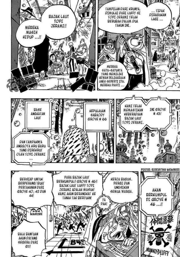 One Piece Chapter 599 Gambar 13