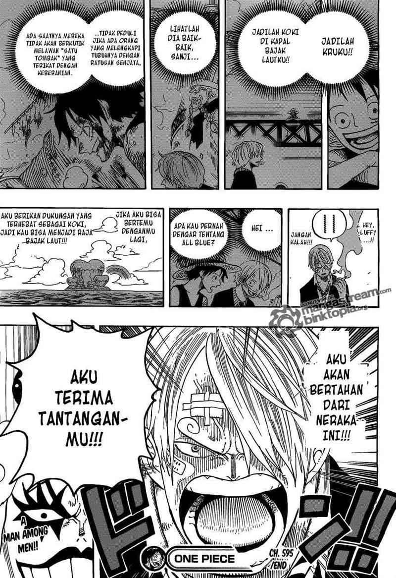 One Piece Chapter 595 Gambar 17
