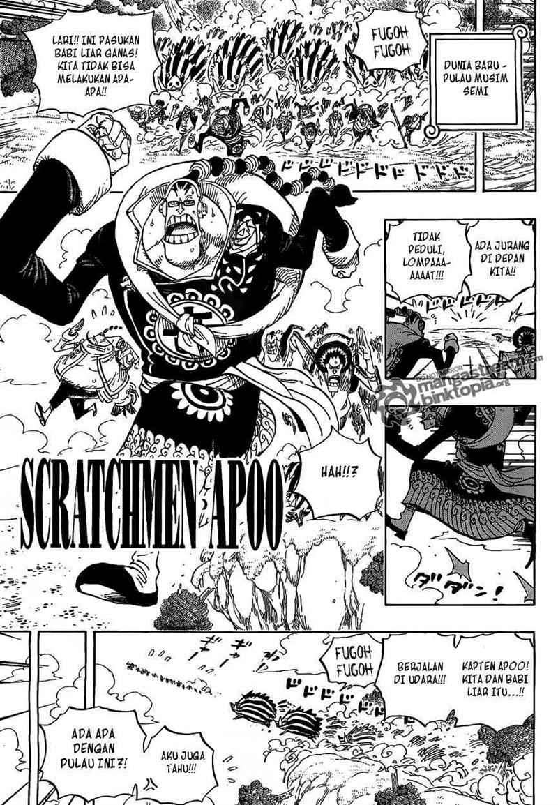 One Piece Chapter 595 Gambar 4