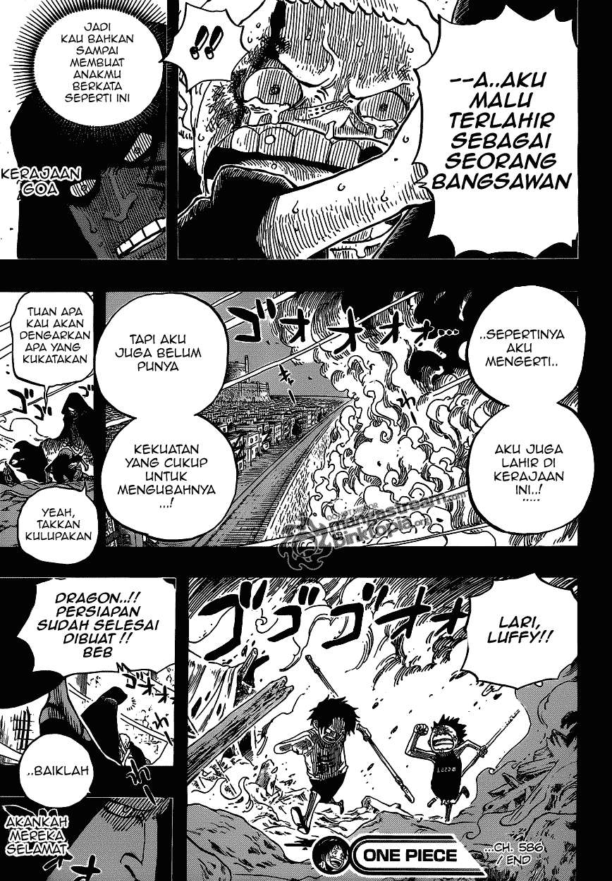 One Piece Chapter 586 Gambar 20