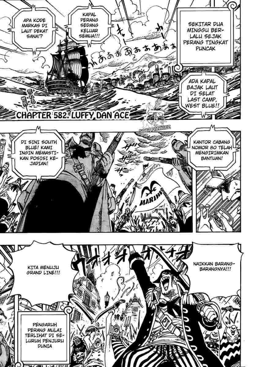 Komik One Piece Chapter 582 gambar nomor 1