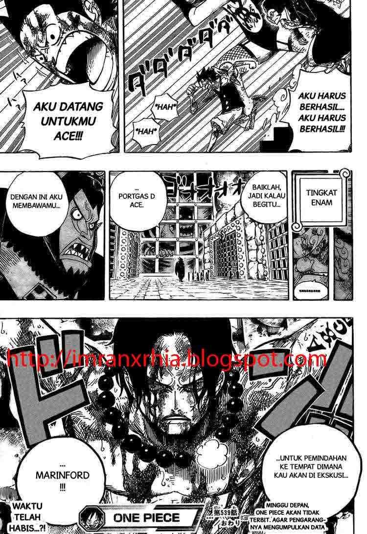 One Piece Chapter 539 Gambar 18