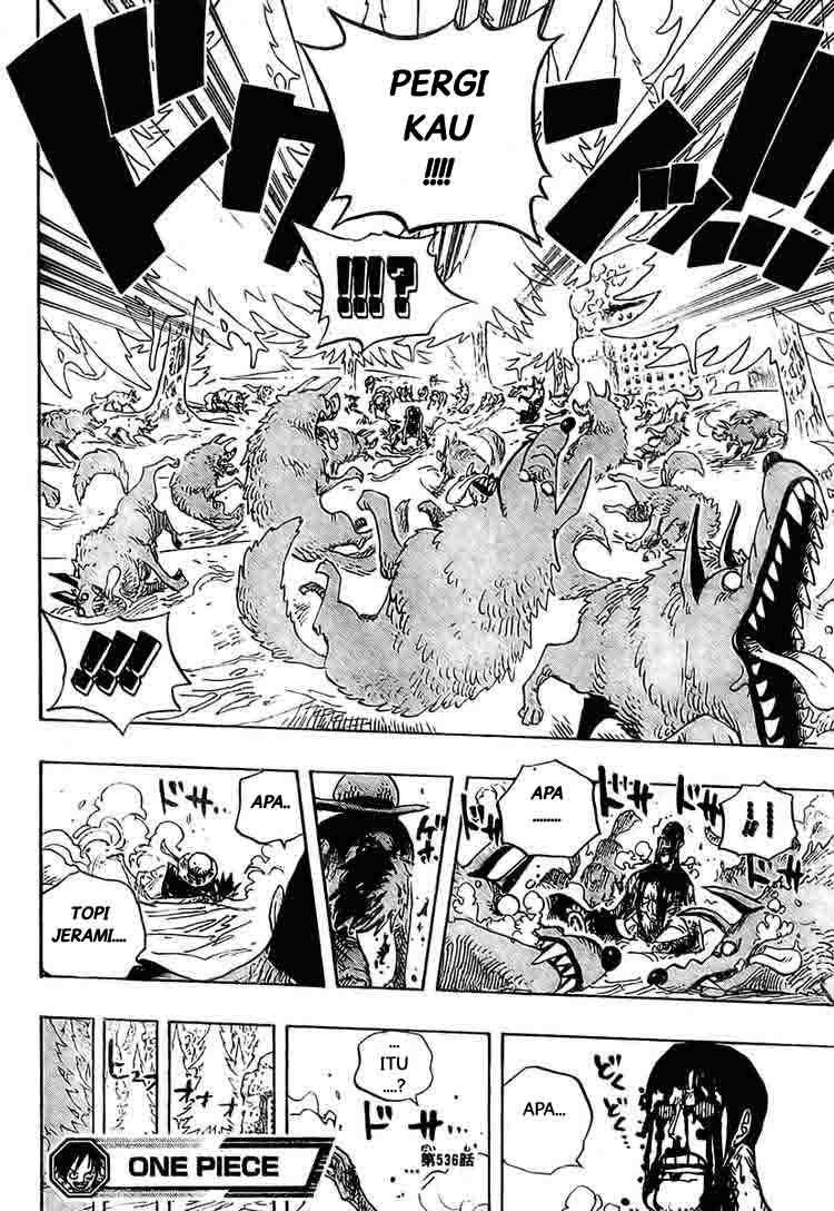 One Piece Chapter 536 Gambar 18