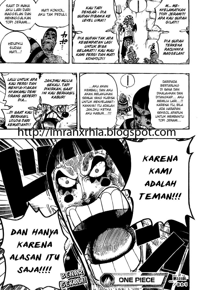 One Piece Chapter 535 Gambar 11