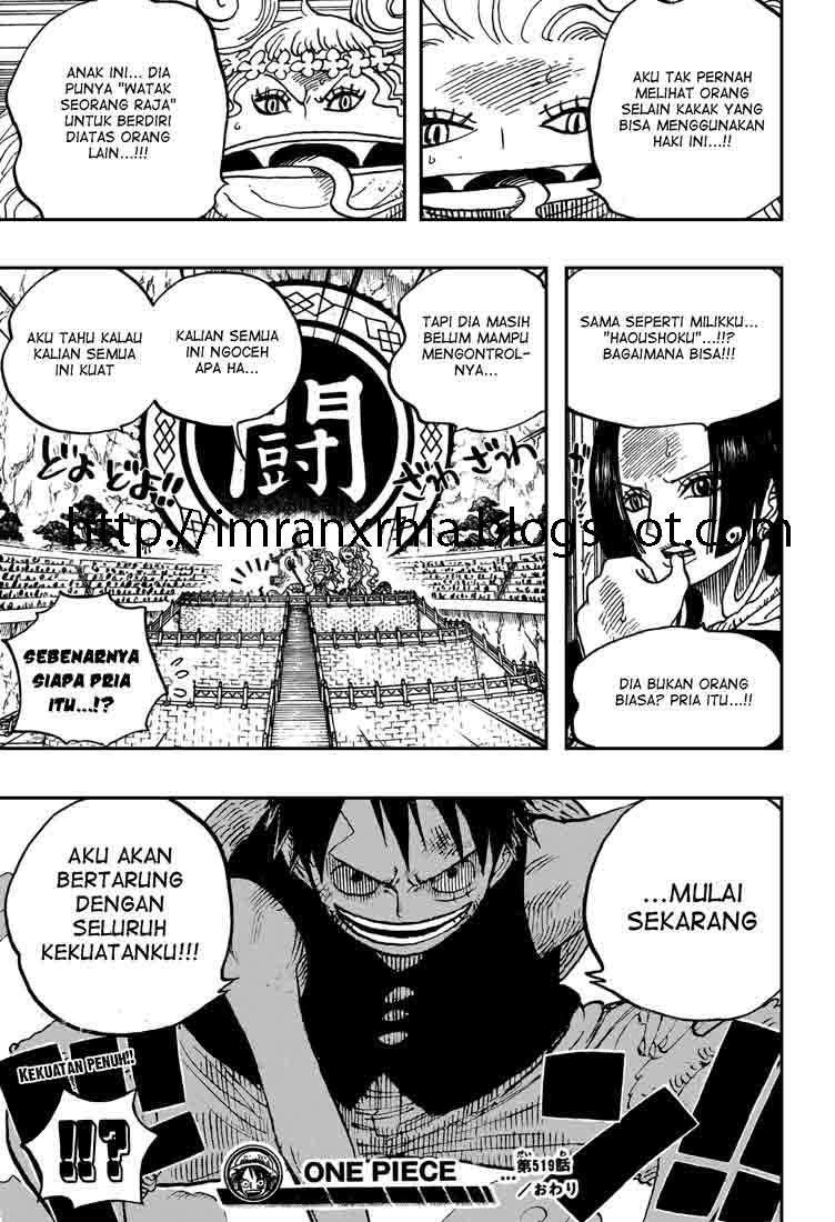 One Piece Chapter 519 Gambar 19
