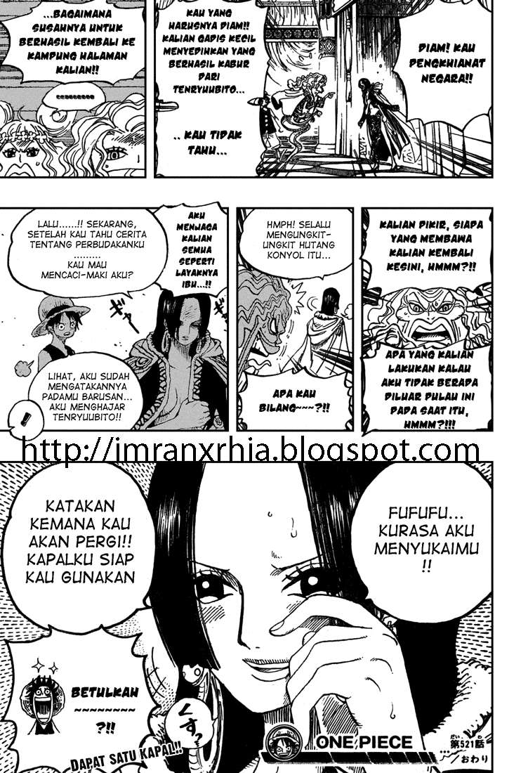 One Piece Chapter 521 Gambar 19