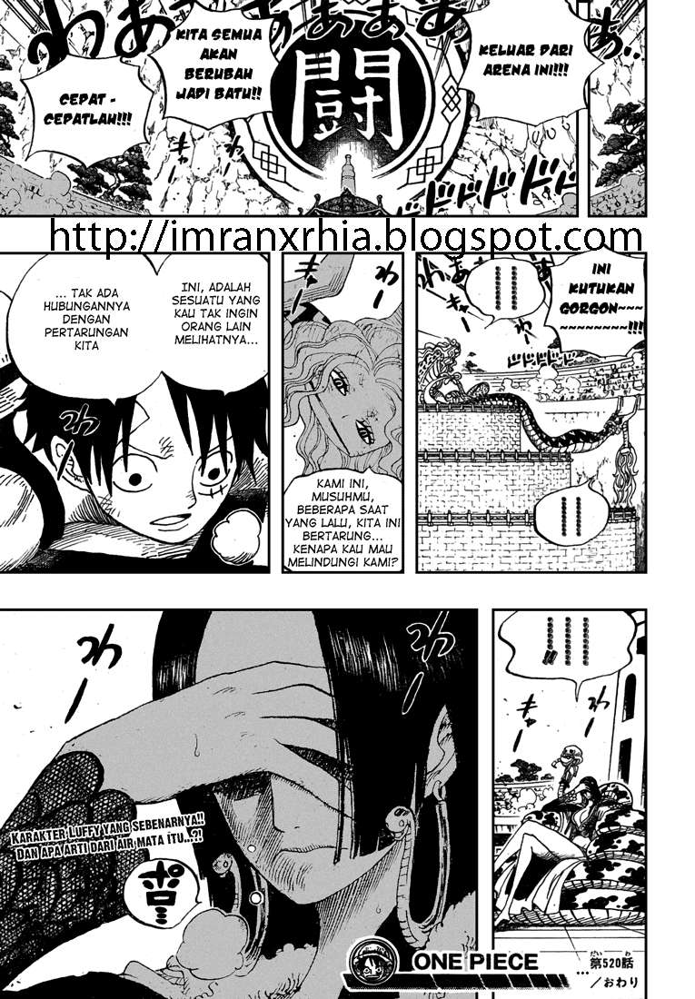 One Piece Chapter 520 Gambar 16