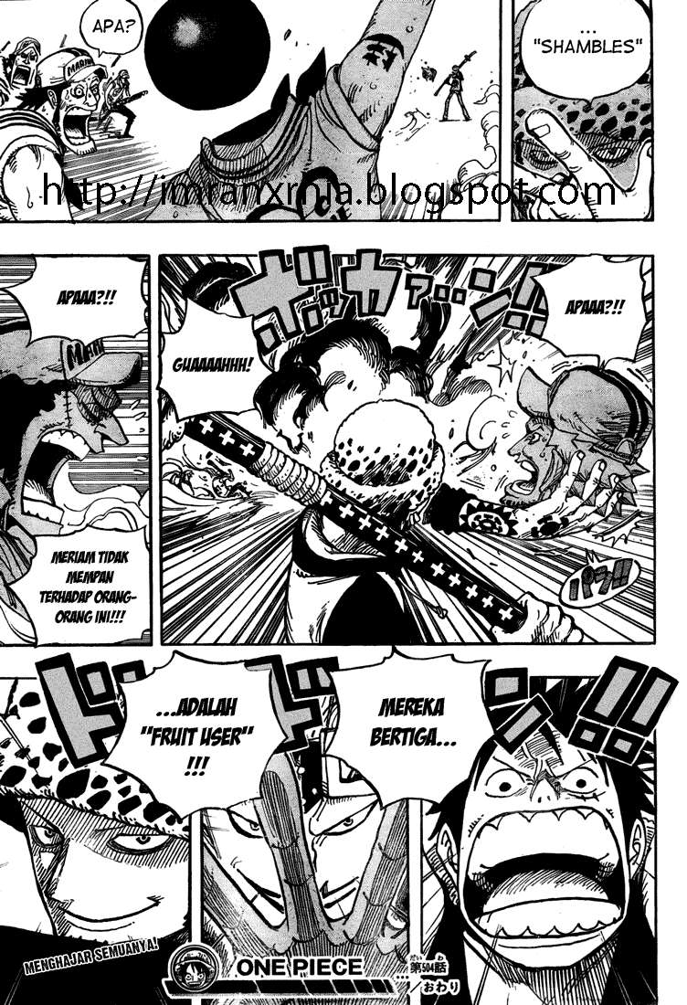 One Piece Chapter 504 Gambar 19