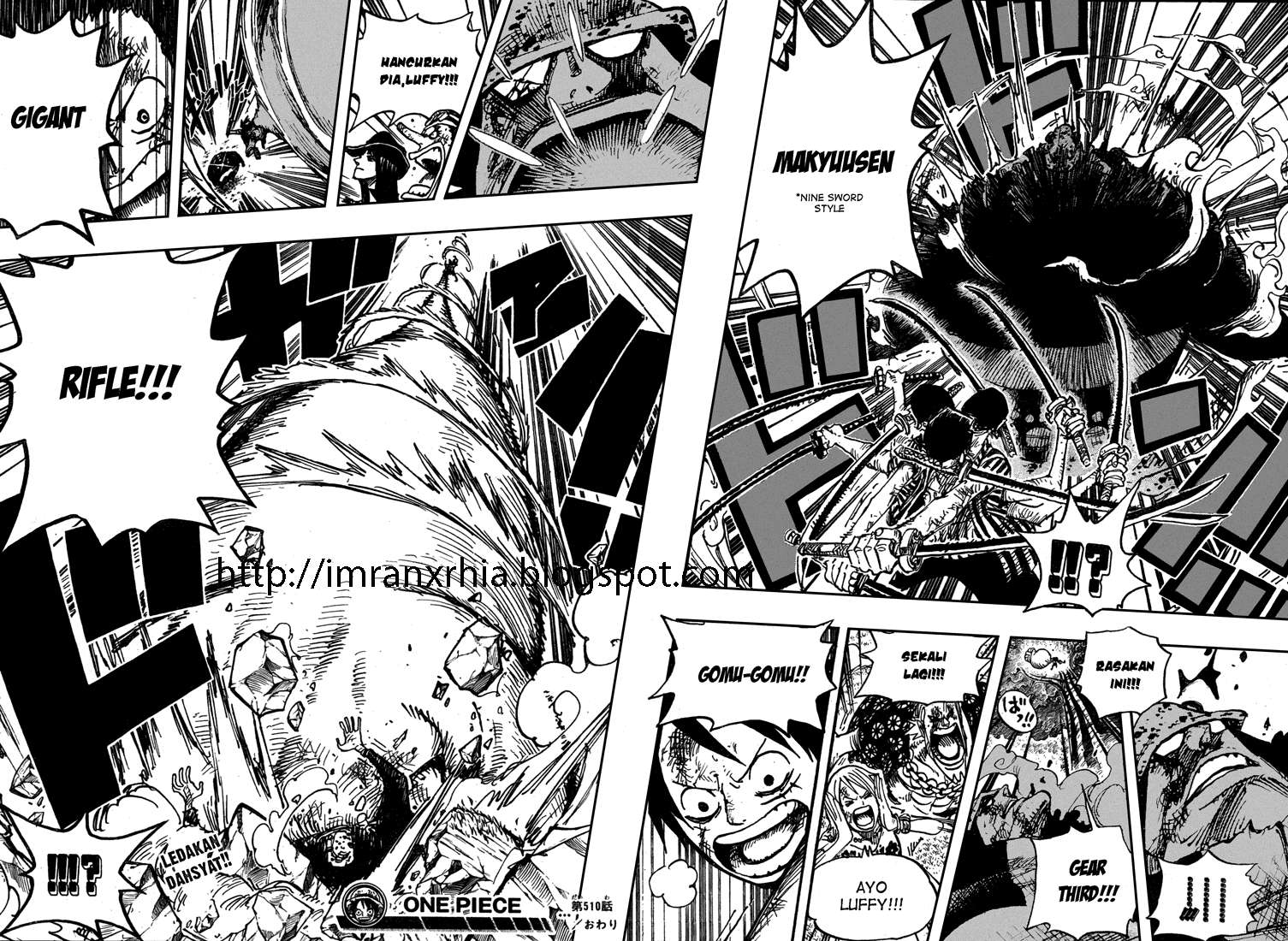 One Piece Chapter 510 Gambar 18