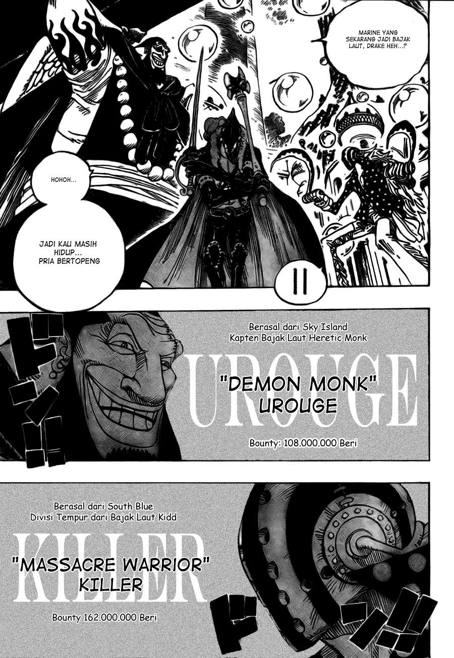 One Piece Chapter 498 Gambar 17