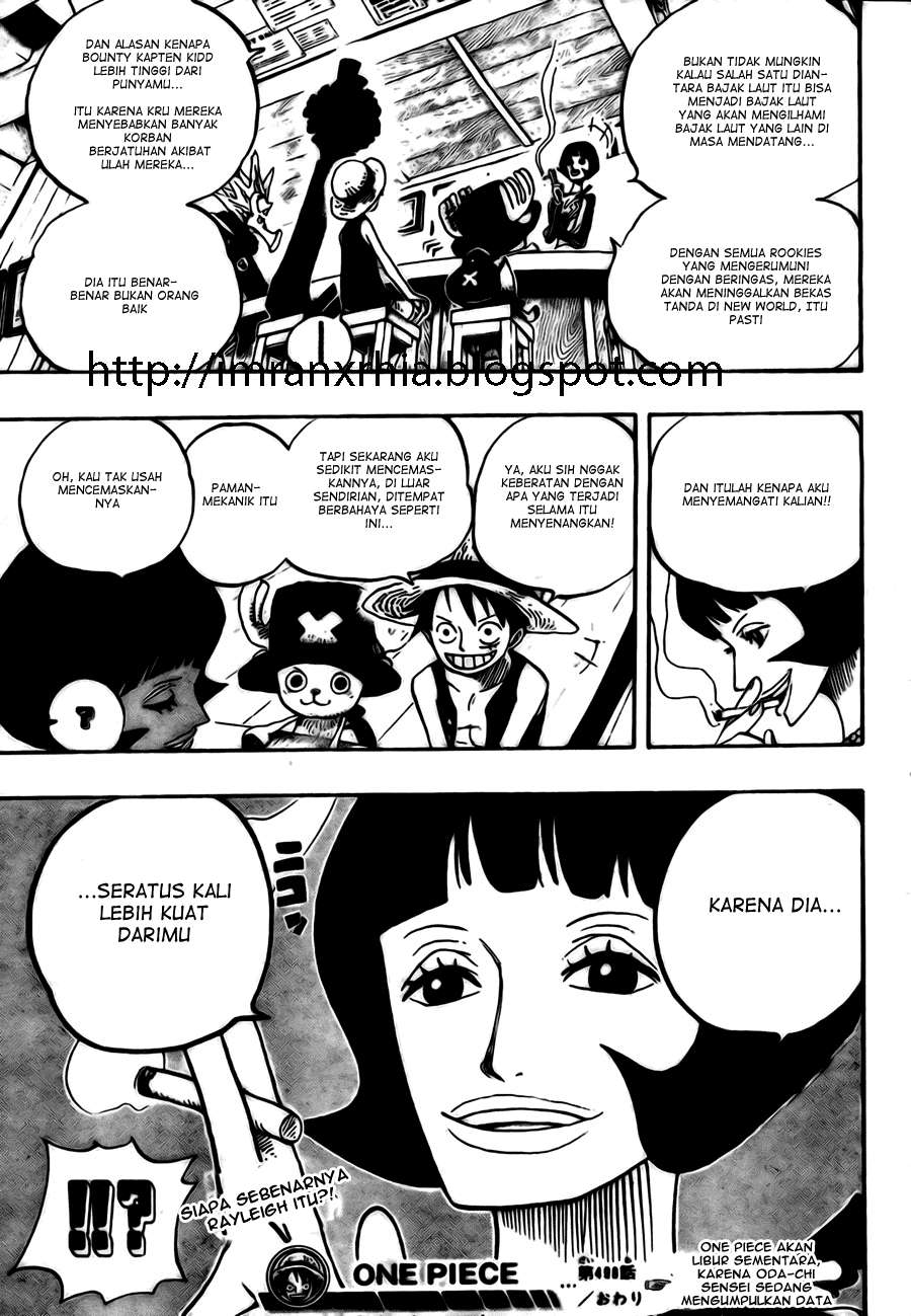 One Piece Chapter 498 Gambar 19