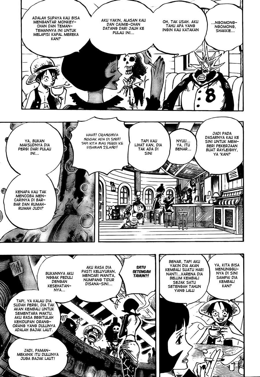 One Piece Chapter 498 Gambar 9