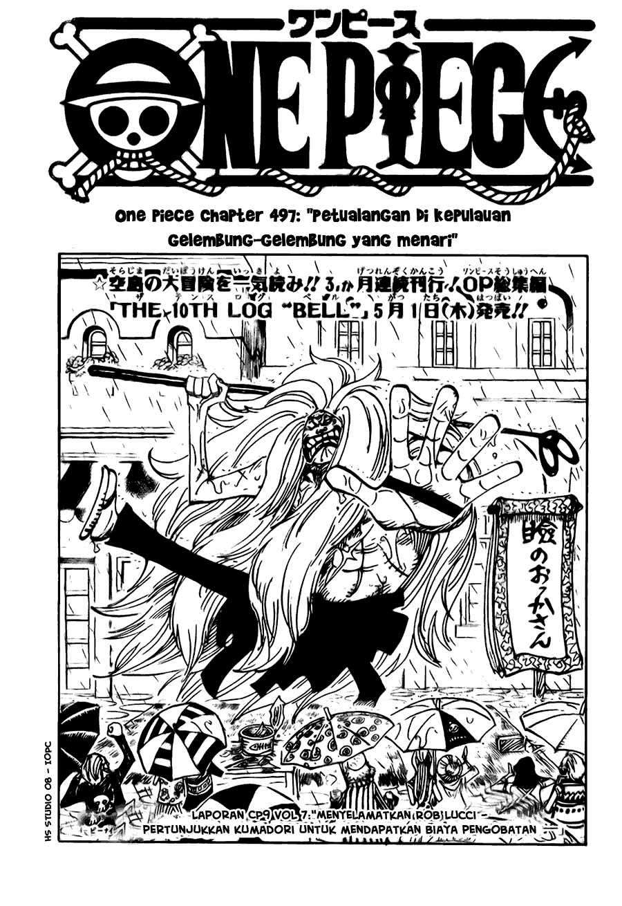 Manga One Piece Chapter 497 gambar nomor 2