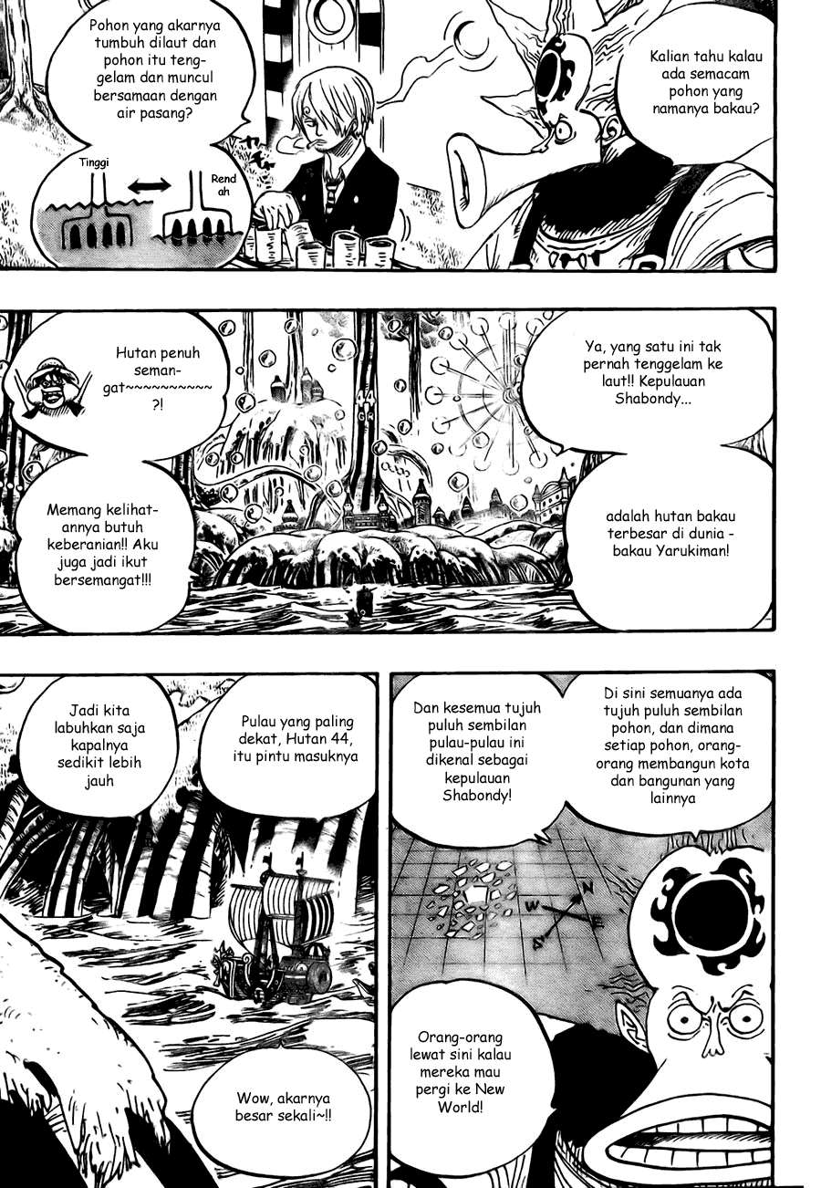 One Piece Chapter 496 Gambar 14
