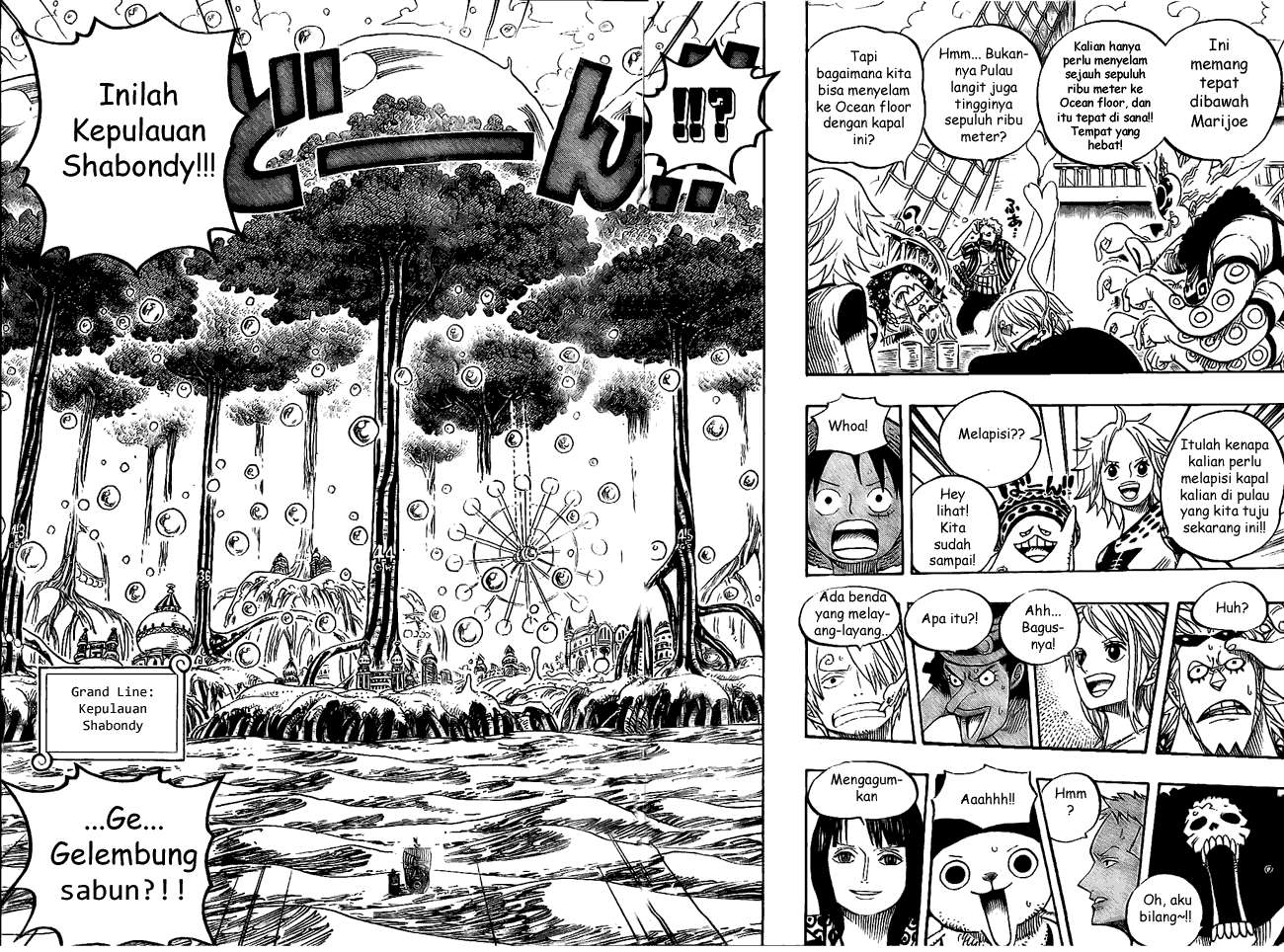 One Piece Chapter 496 Gambar 12
