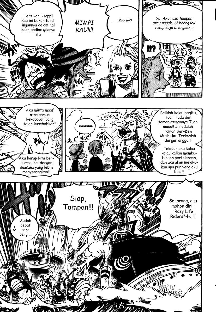 One Piece Chapter 496 Gambar 7