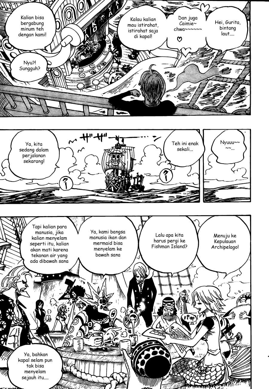 One Piece Chapter 496 Gambar 9