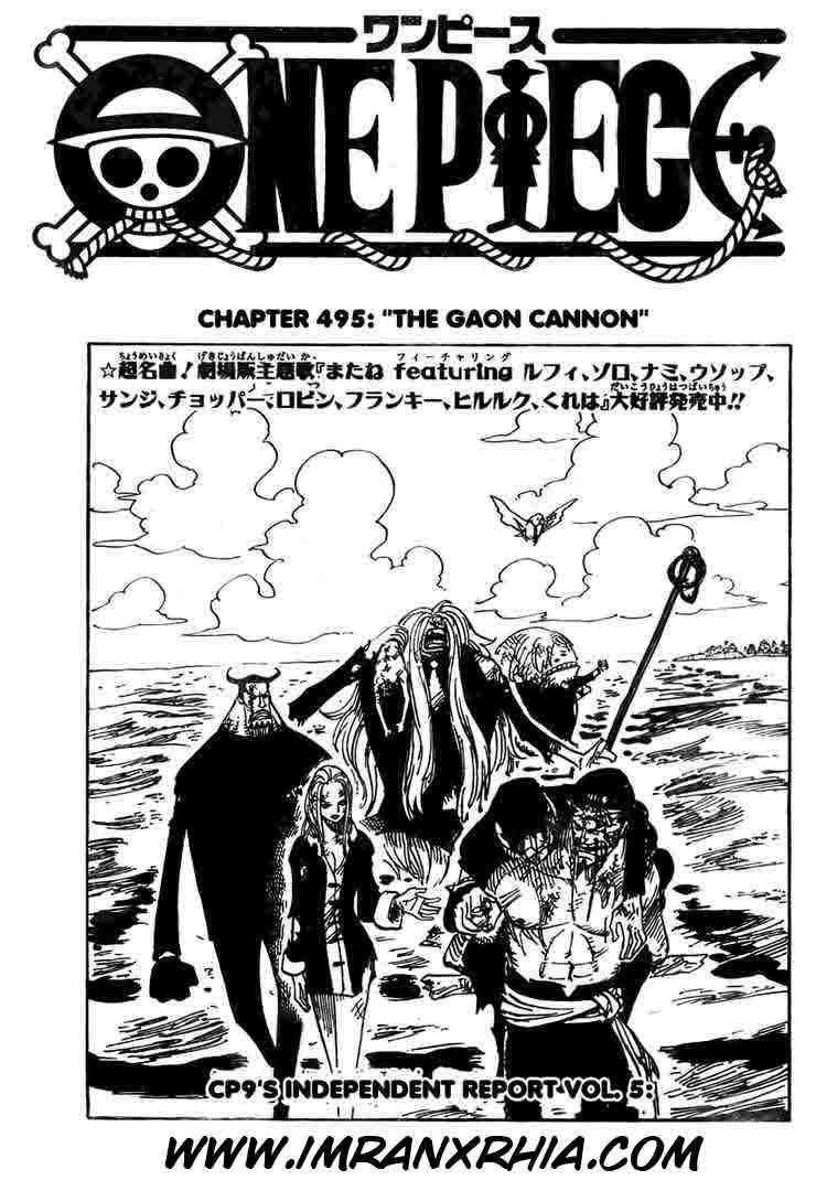 Komik One Piece Chapter 495 gambar nomor 1