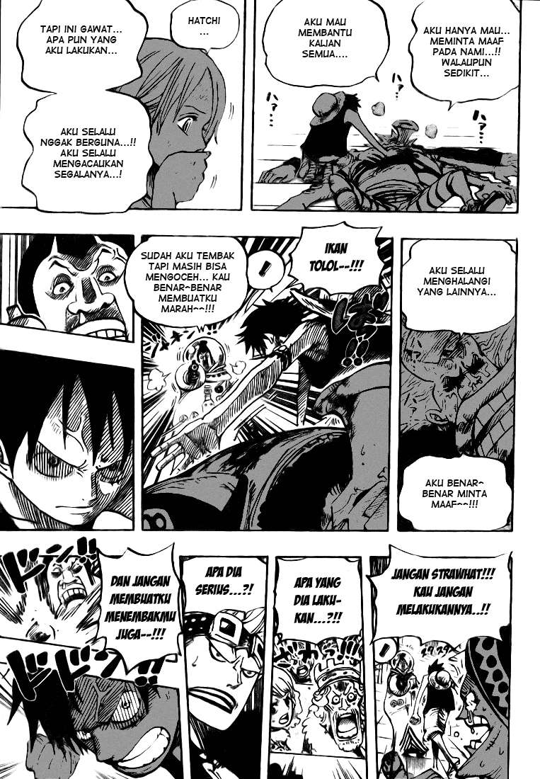 One Piece Chapter 502 Gambar 17