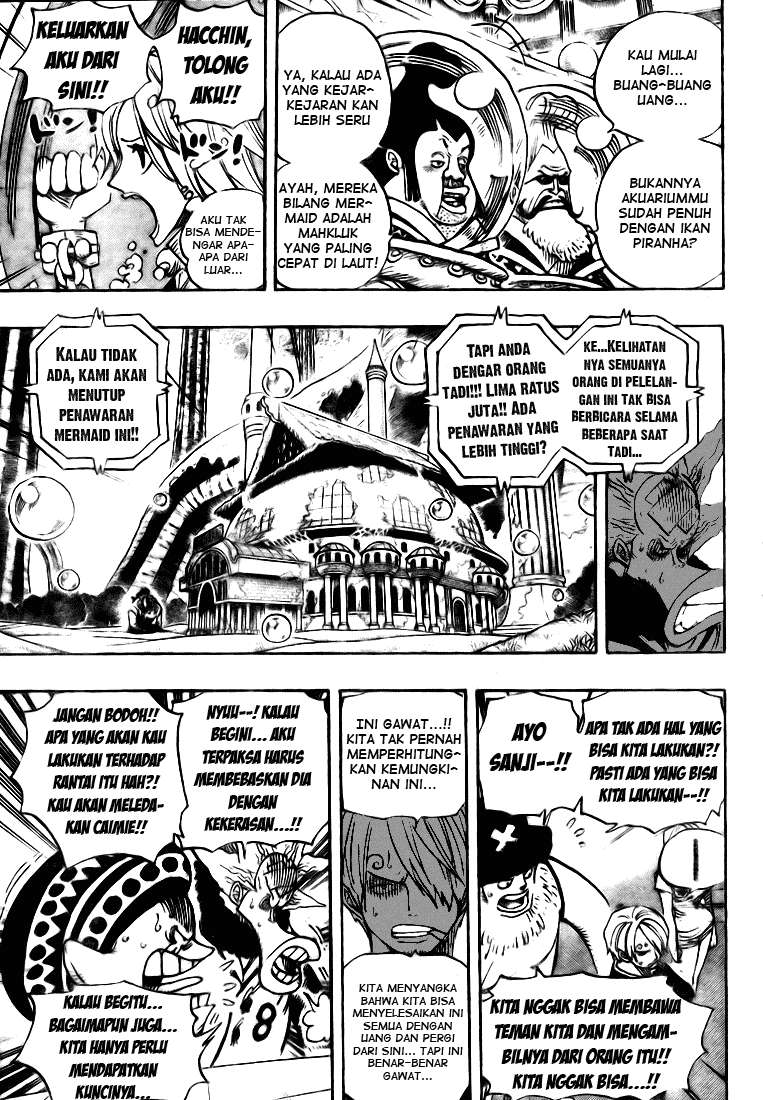 One Piece Chapter 502 Gambar 9