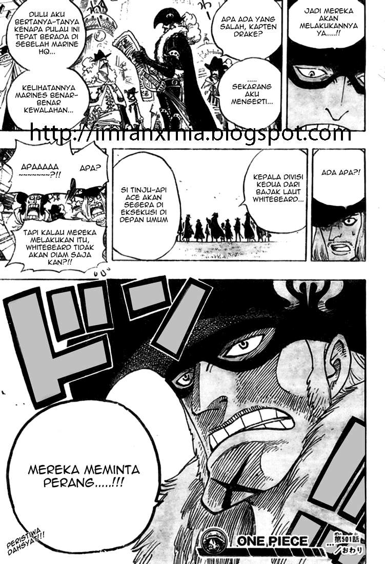 One Piece Chapter 501 Gambar 18