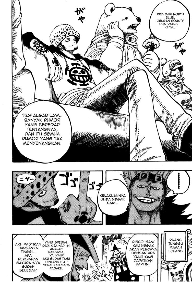 One Piece Chapter 500 Gambar 16