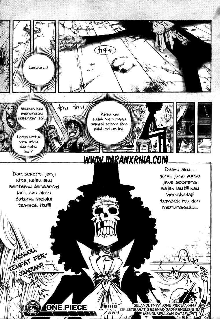 One Piece Chapter 488 Gambar 19