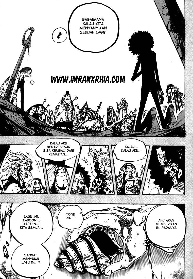 One Piece Chapter 488 Gambar 9