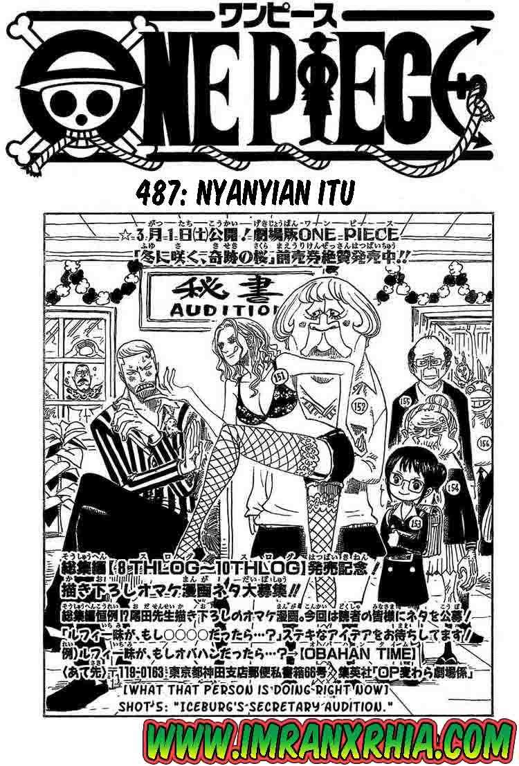 Komik One Piece Chapter 487 gambar nomor 1