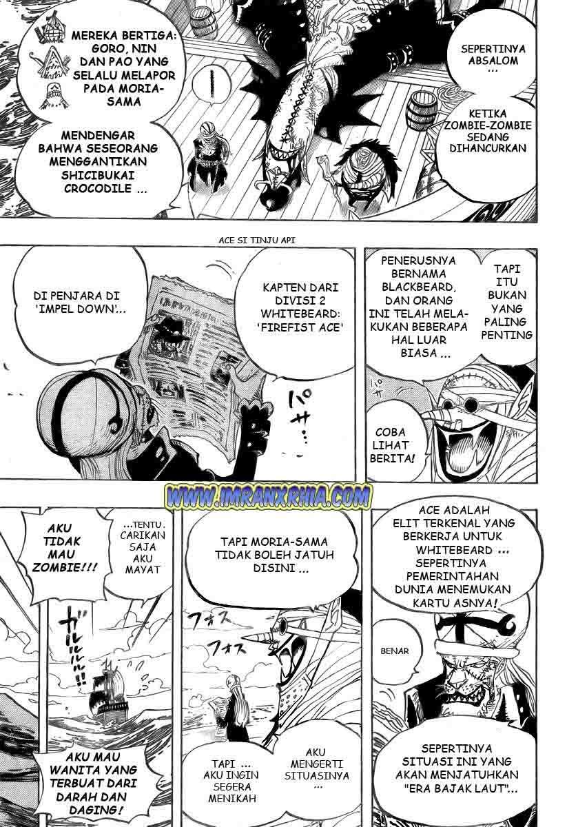 One Piece Chapter 486 Gambar 3