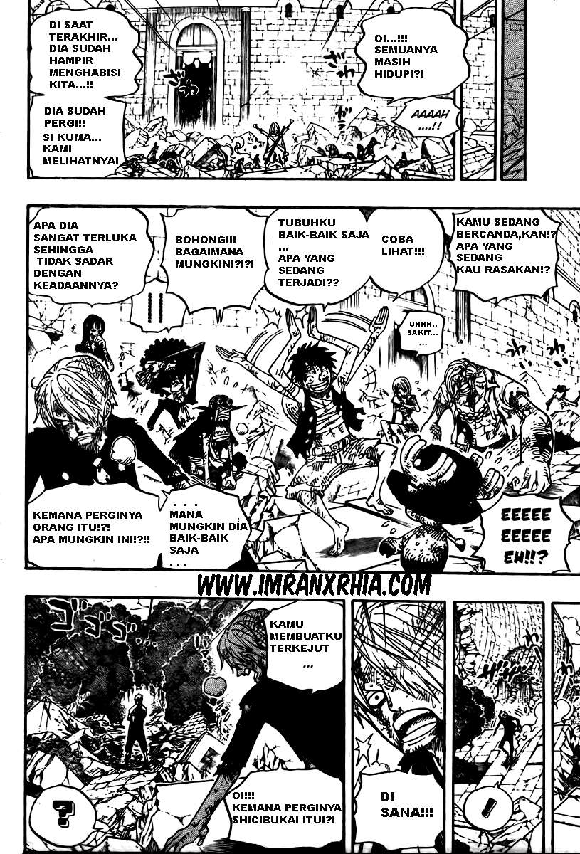 One Piece Chapter 485 Gambar 18