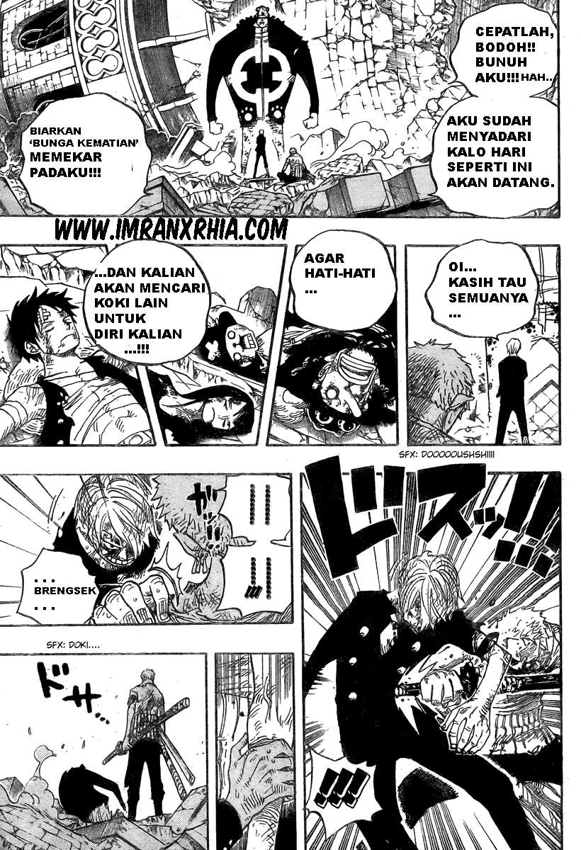 One Piece Chapter 485 Gambar 13