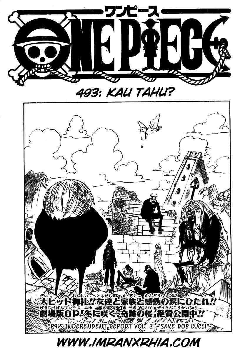 Komik One Piece Chapter 493 gambar nomor 1