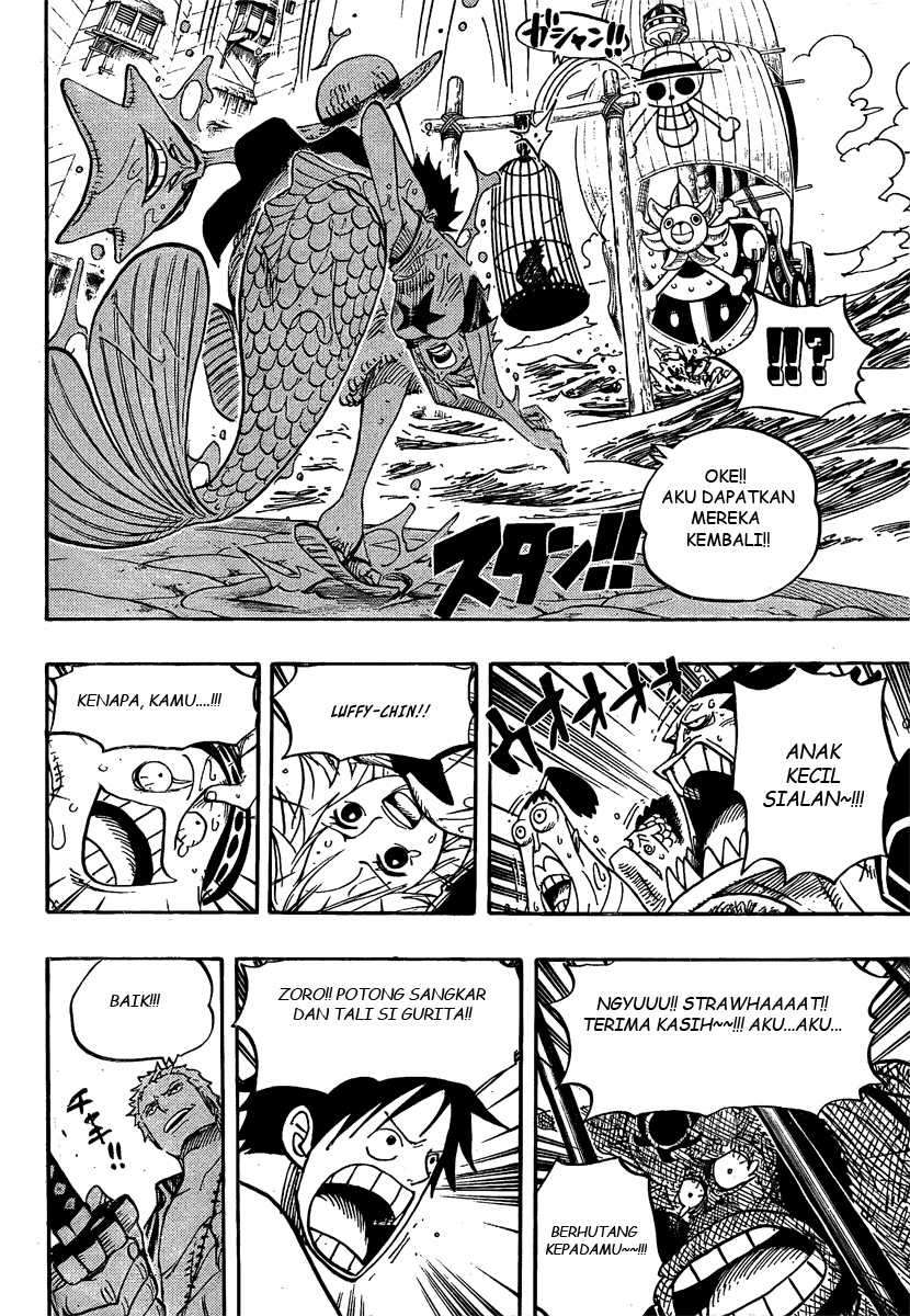 One Piece Chapter 492 Gambar 18
