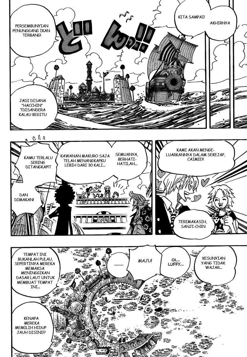 One Piece Chapter 492 Gambar 10