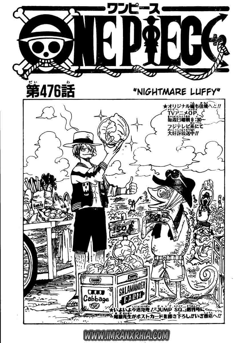 Komik One Piece Chapter 476 gambar nomor 1