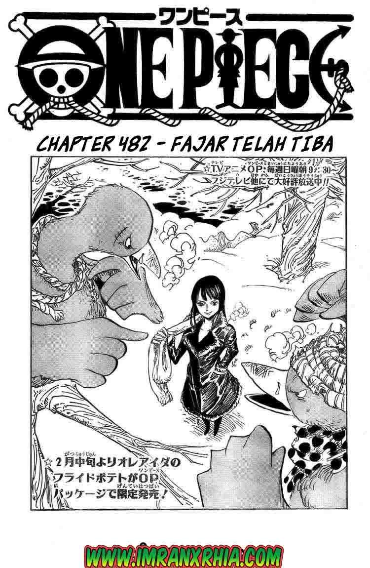 Komik One Piece Chapter 482 gambar nomor 1