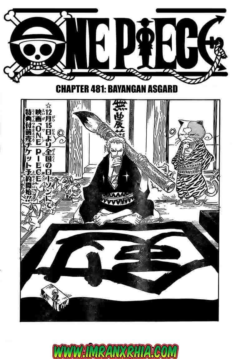 Komik One Piece Chapter 481 gambar nomor 1