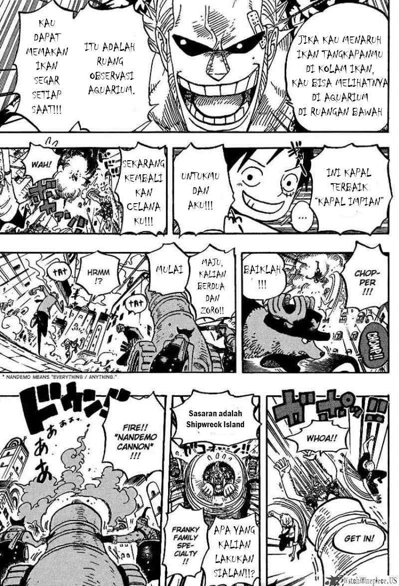 One Piece Chapter 436 Gambar 16