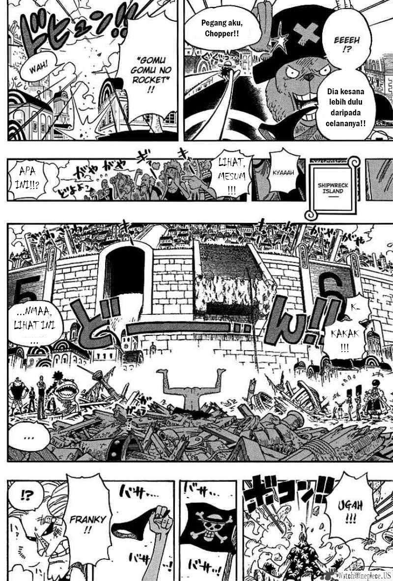 One Piece Chapter 436 Gambar 17