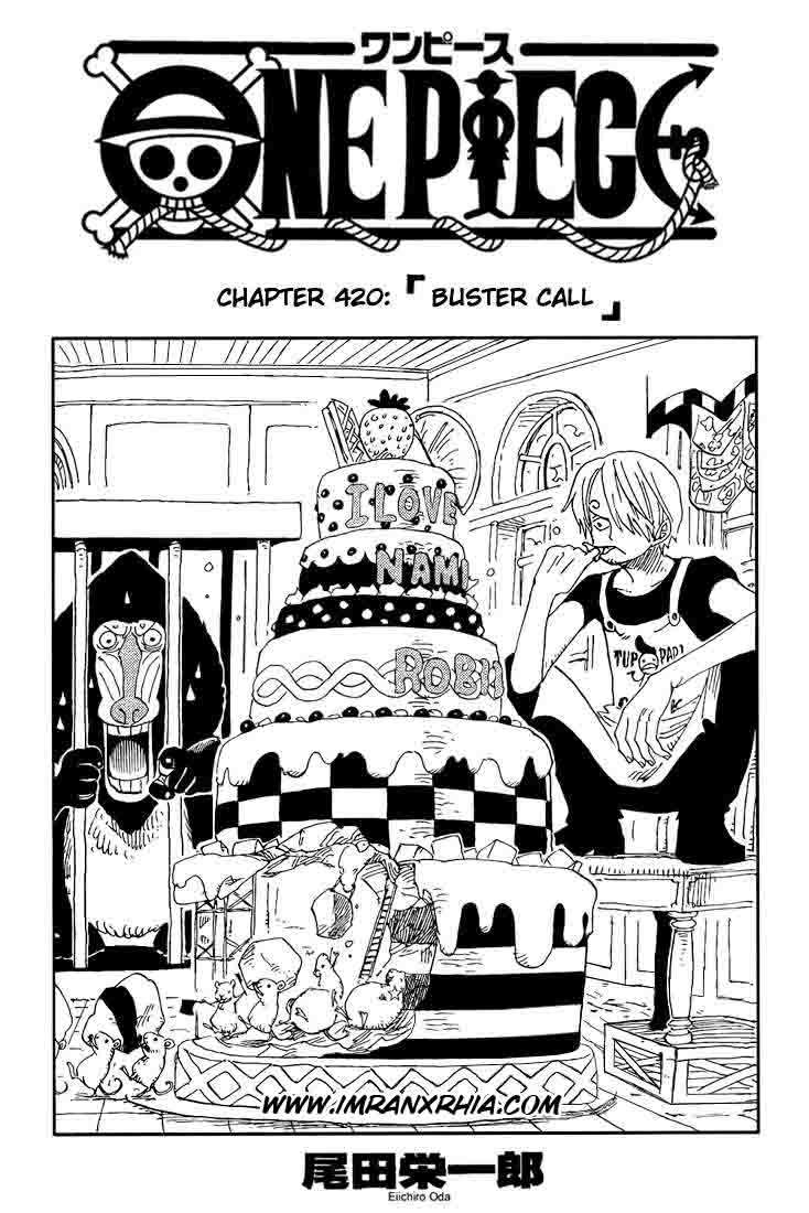 Komik One Piece Chapter 420 gambar nomor 1