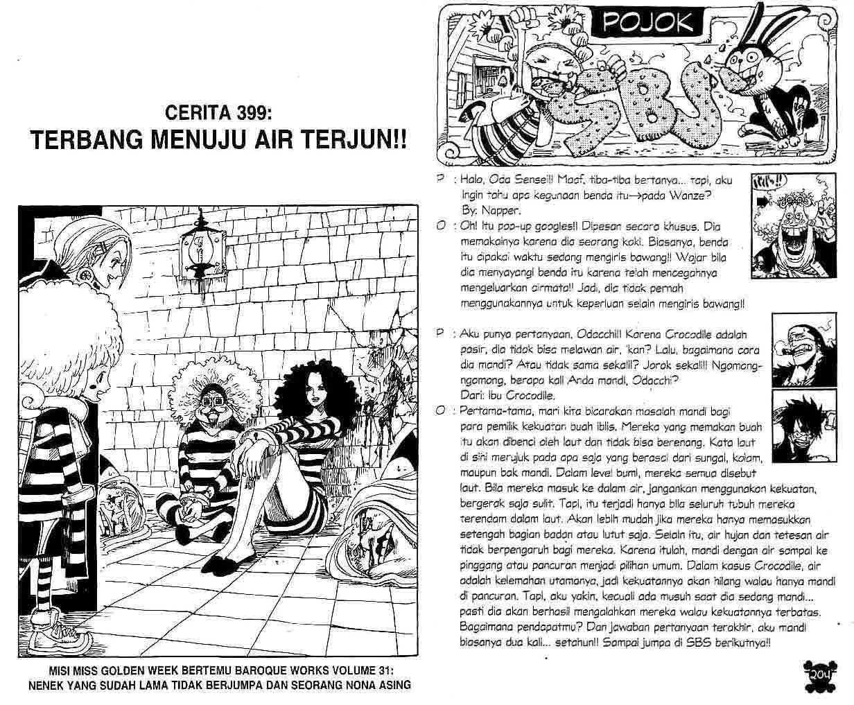 Komik One Piece Chapter 399 gambar nomor 1