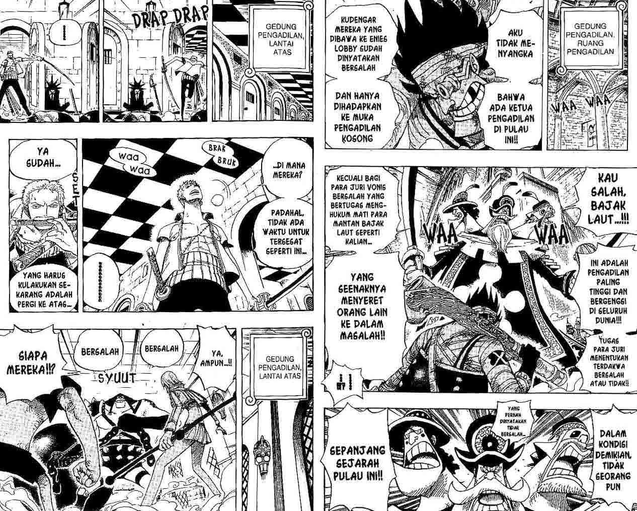 One Piece Chapter 390 Gambar 4