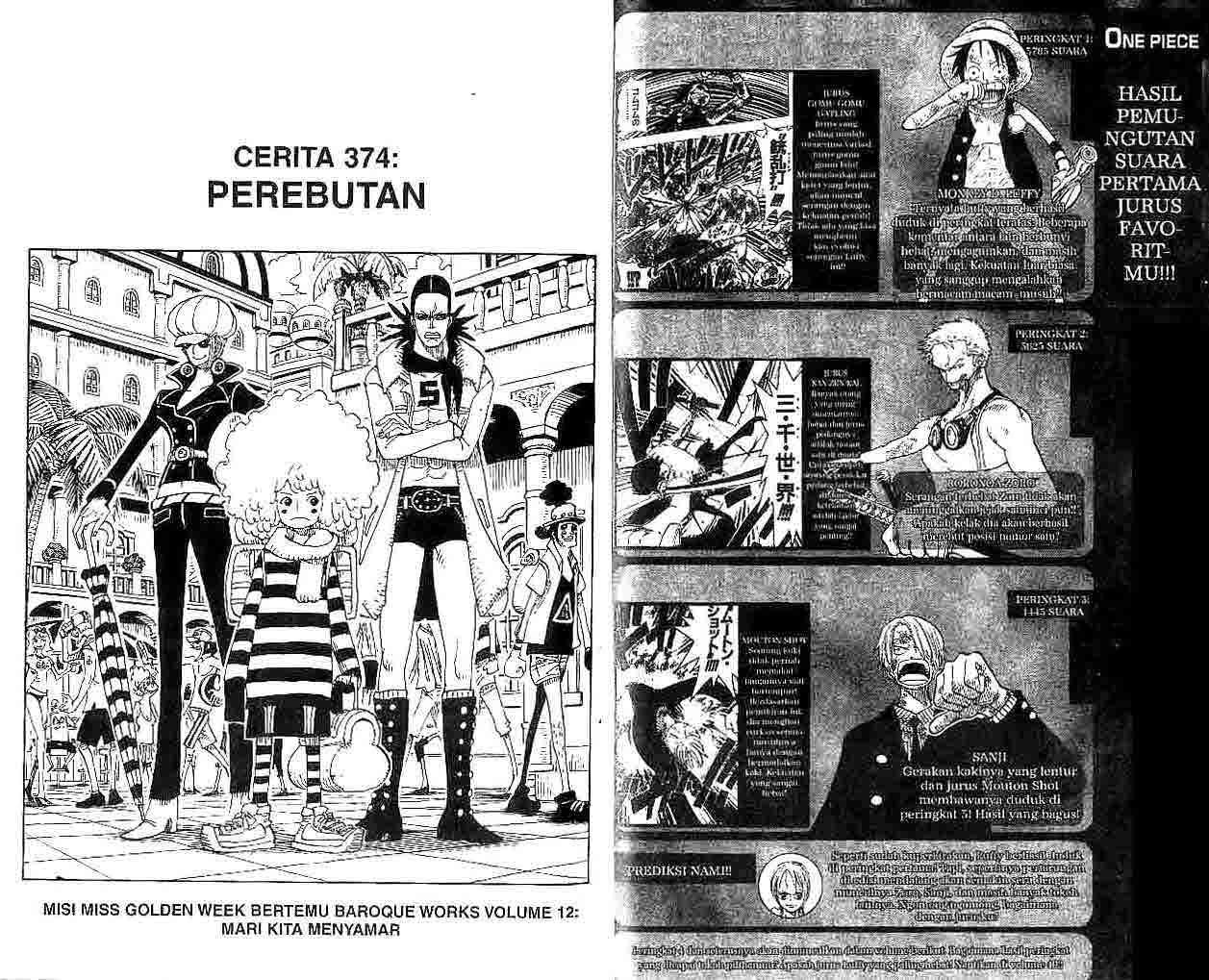 Komik One Piece Chapter 374 gambar nomor 1
