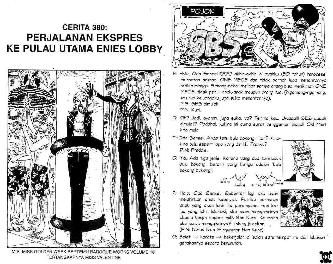 Komik One Piece Chapter 380 gambar nomor 1