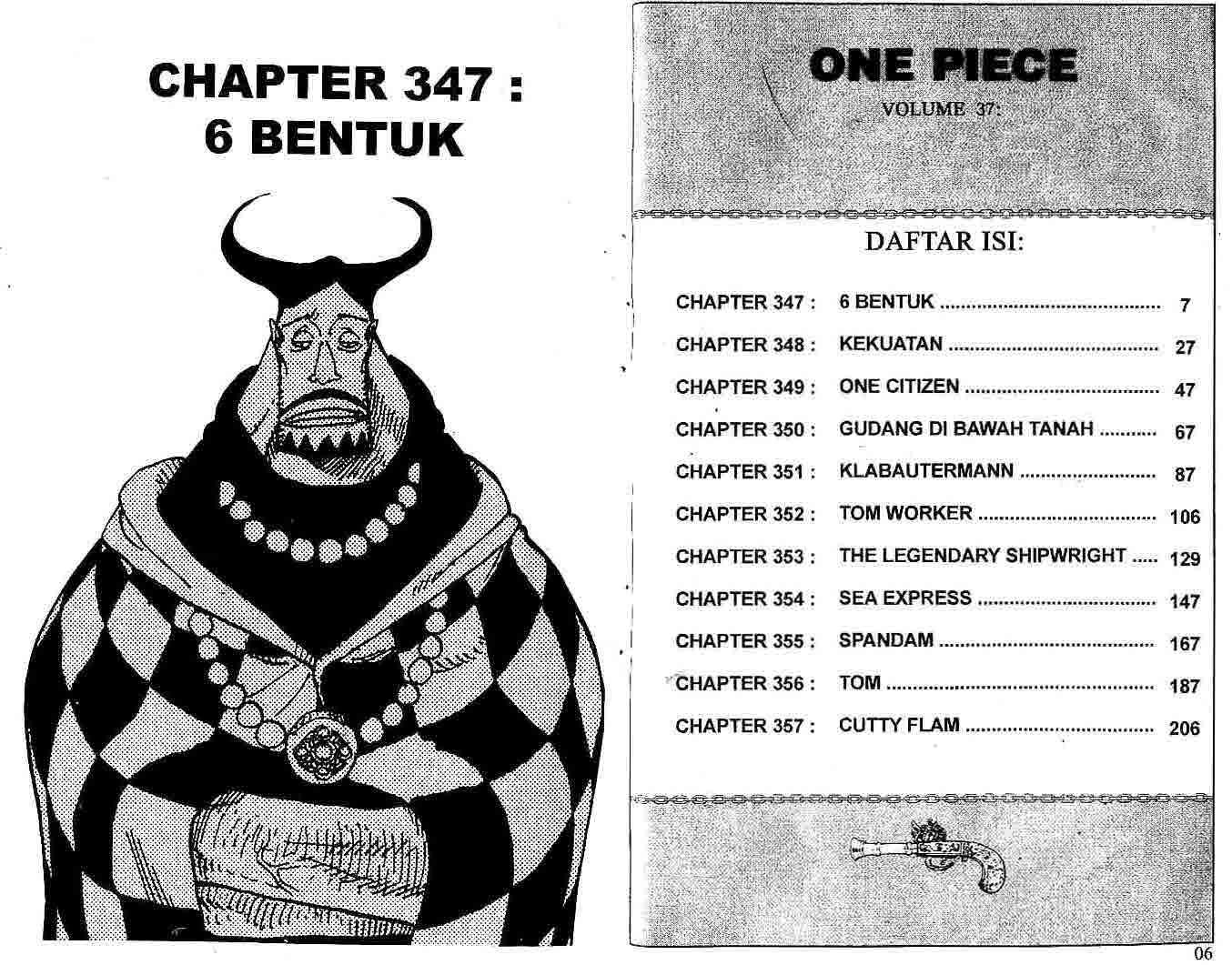 One Piece Chapter 347 Gambar 3